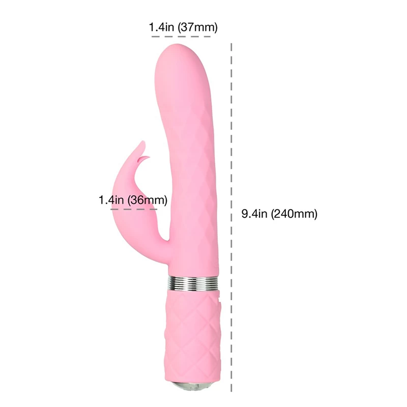 Pillow Talk β Lively Rabbit Vibrator Roze - Afbeelding 3