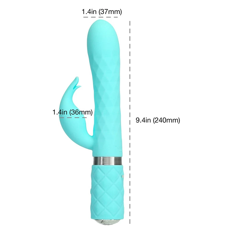 Pillow Talk – Lively Rabbit Vibrator Green - Afbeelding 3