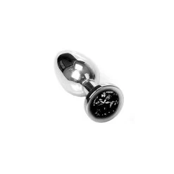 Jewel Buttplug Black Medium