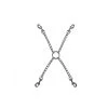 Bondage Chain Cross Met Karabijnhaken