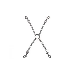 Bondage Chain Cross Met Karabijnhaken
