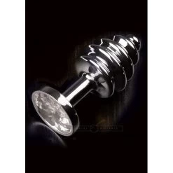 Buttplug Geribbeld Met Steen