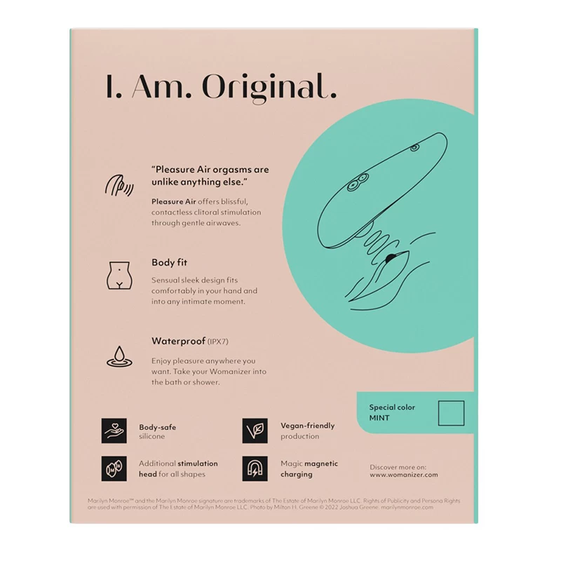 Womanizer – Marilyn Monroe Special Edition Mint - Afbeelding 3